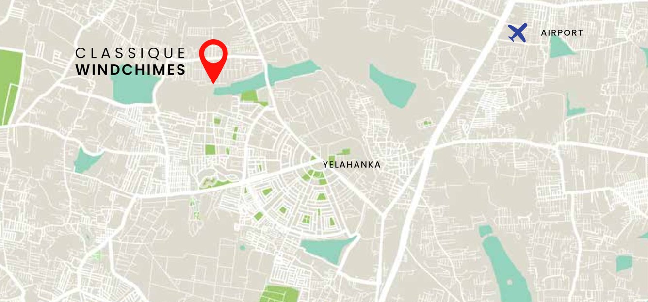  classique windchimes Location Plan