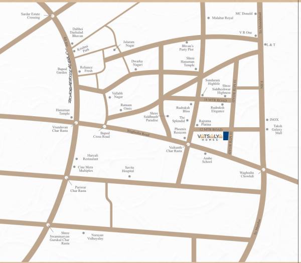  vatsalya-homes Location Plan