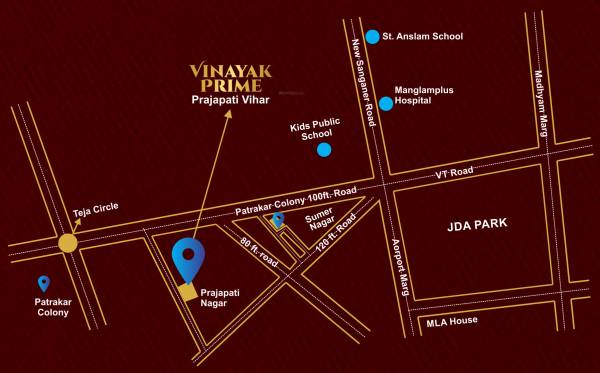  vinayak-prime Location Plan