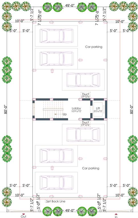  golden villa Golden Villa Cluster Plan For Ground Floor