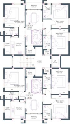  golden-villa Golden Villa Cluster Plan From 1st To 3rd Floor