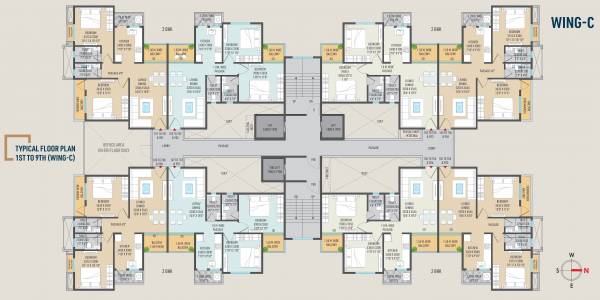  square-park Square Park Wing C Cluster Plan