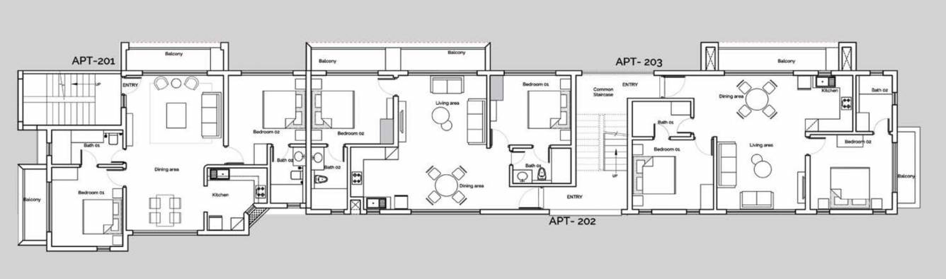  el benito Cluster Plan for 1st Floor
