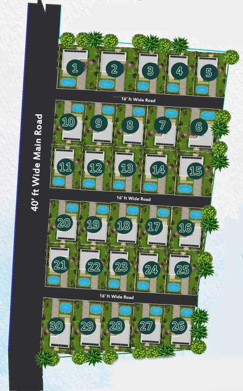  villa elite 2 Layout Plan