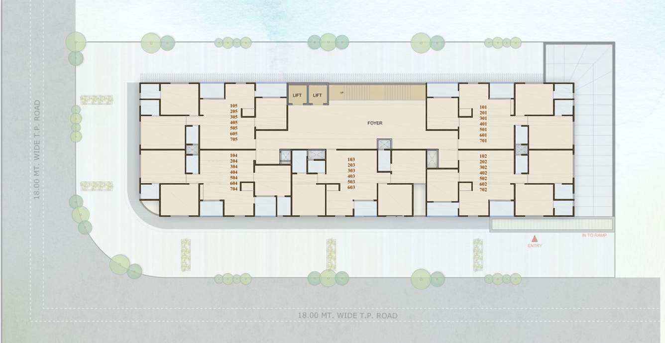  tulip 34 Tulip 34 Cluster Plan