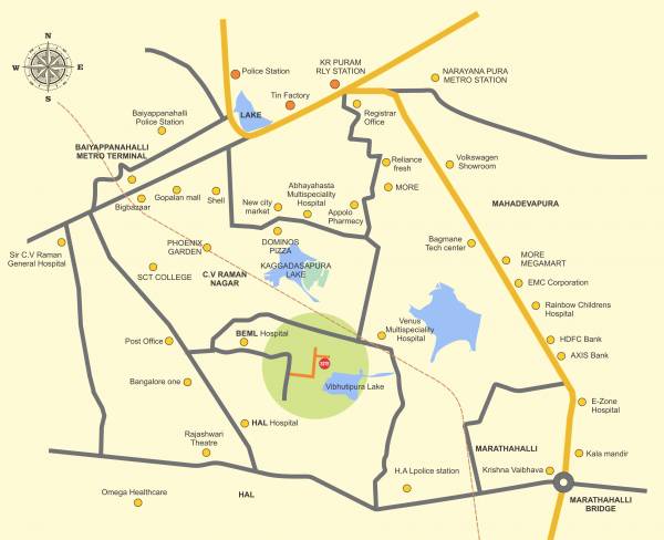  subhiksha Location Plan