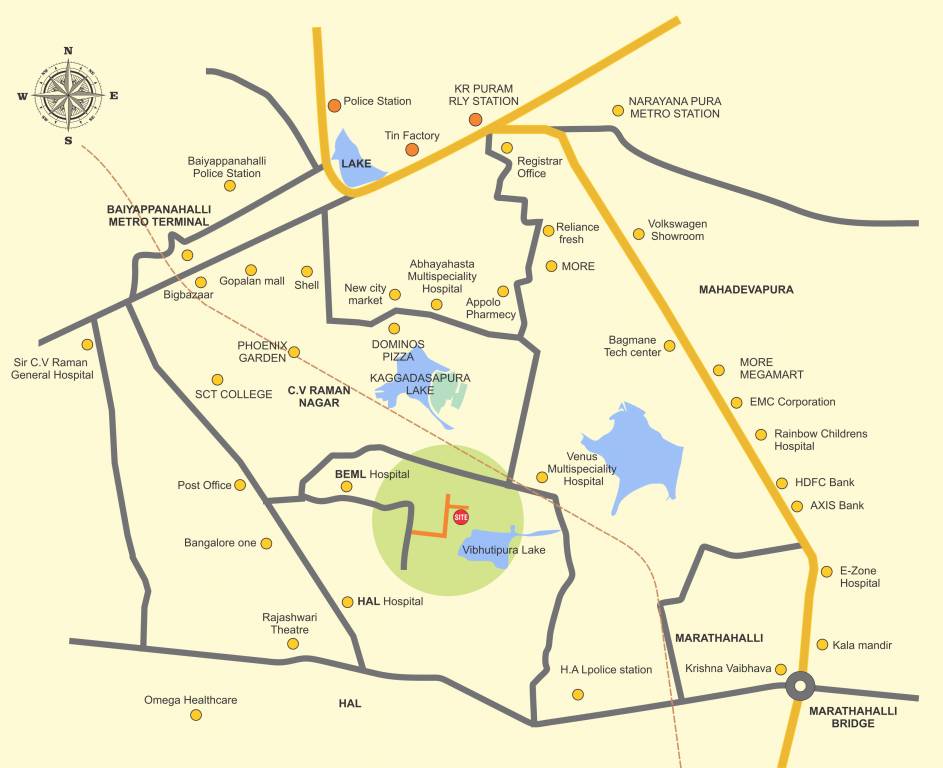  subhiksha Location Plan