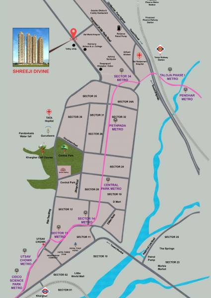  shreeji-divine Location Plan