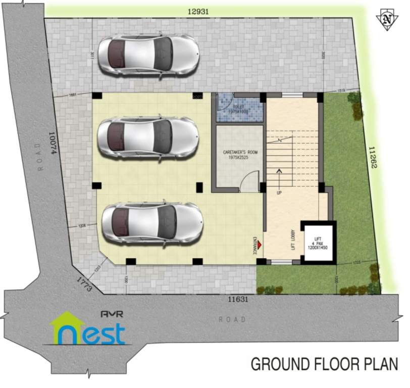  amr nest AMR Nest Cluster Plan for ground Floor