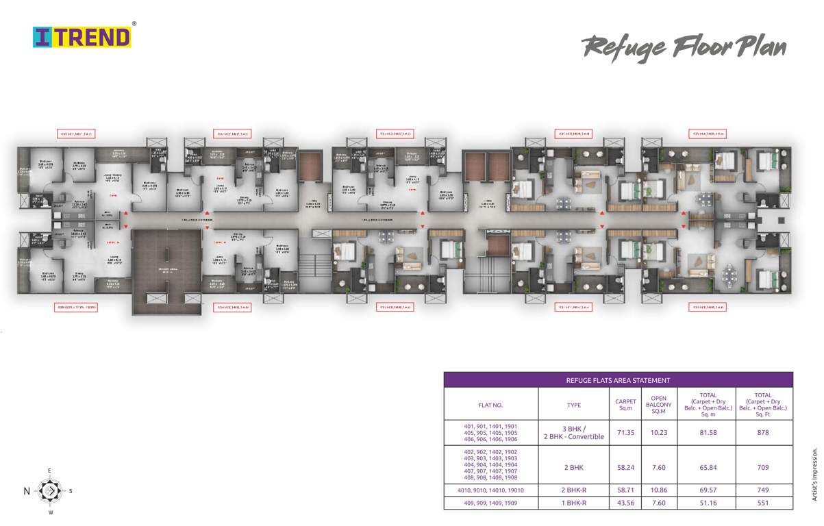 i trend city life Building A Cluster Plan For Refuge Floor
