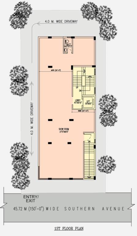  avenue Natural Avenue Cluster Plan for 1st Floor