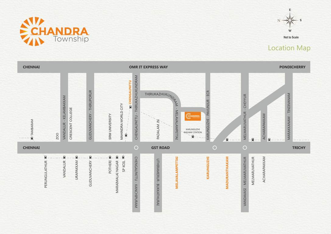  chandra township Location Plan