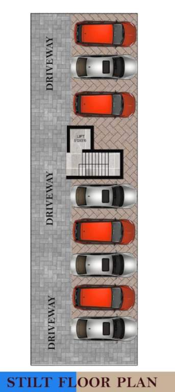  aj apartment AJ Apartment Cluster Plan For Ground Floor