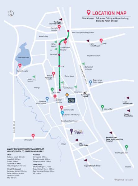  sagar-elite Location Plan