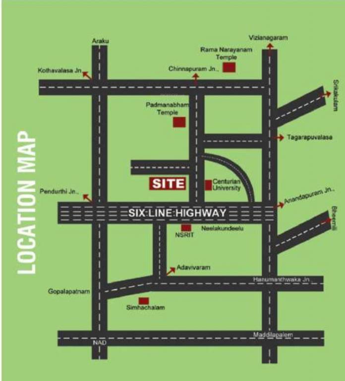arna grand Location Plan