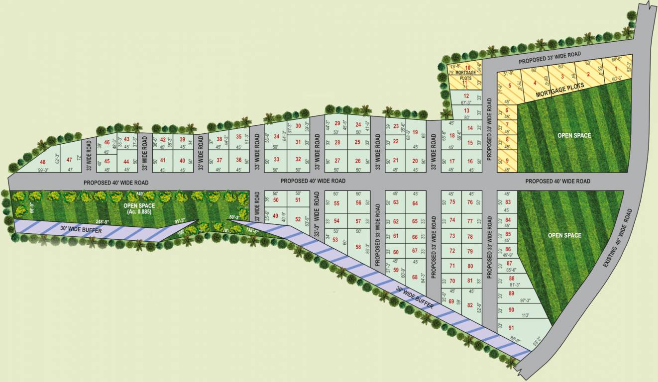  spring in the village Layout Plan