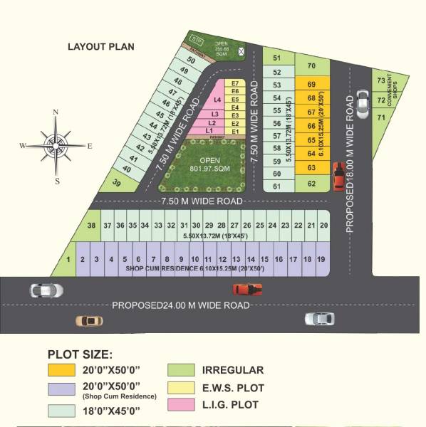 Layout Plan regal-tulsi Layout Plan