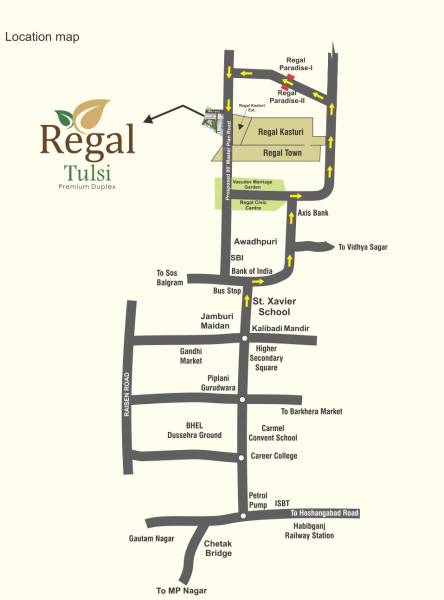 Location Plan regal-tulsi Location Plan