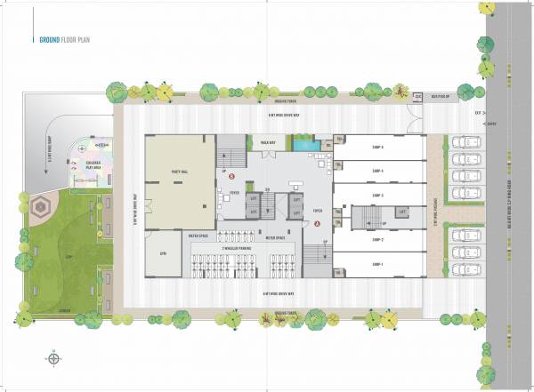  heights Tower A Cluster Plan