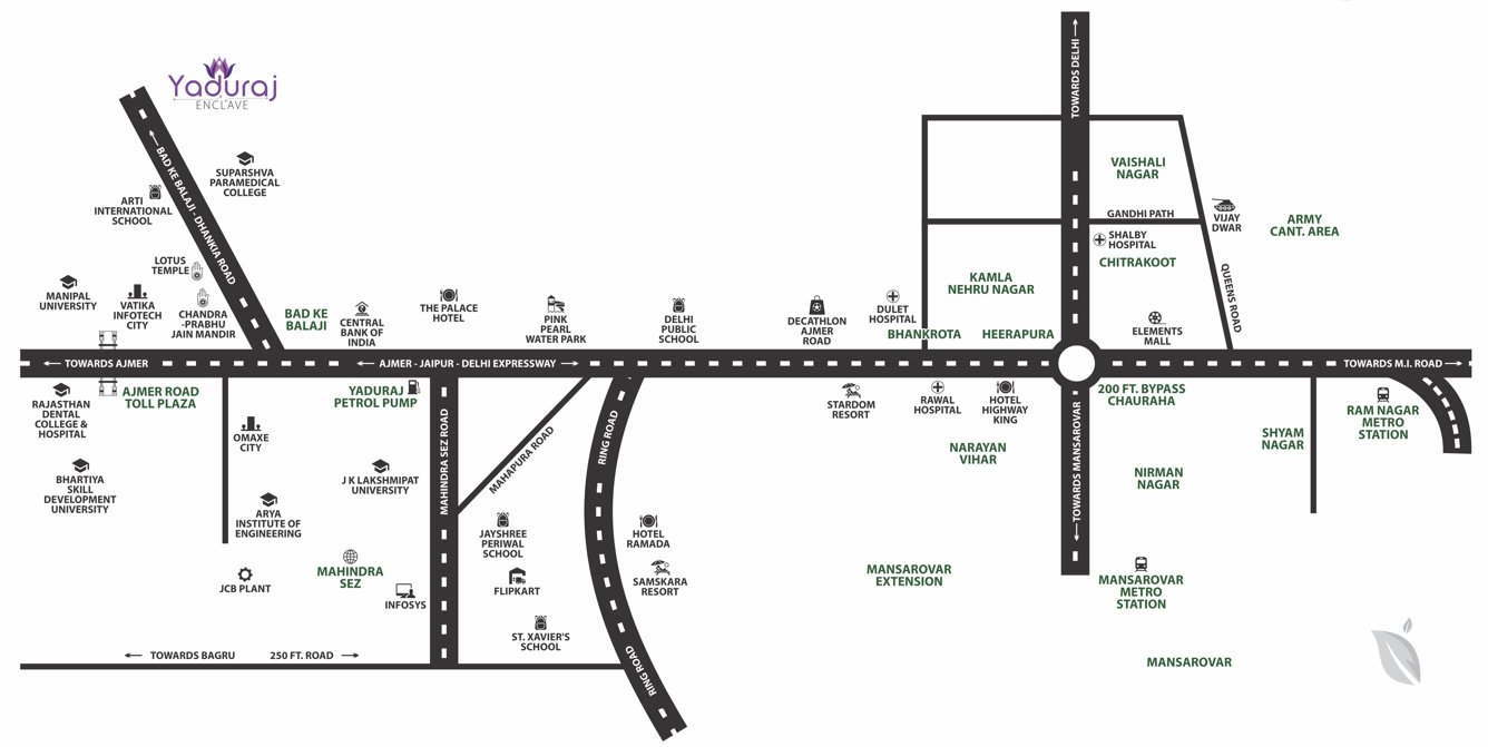  yaduraj oxygen acres Location Plan