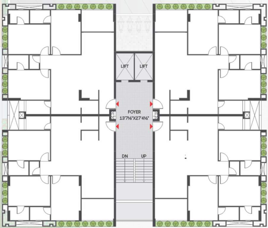  acacia 40 Acacia 40 Cluster Plan From 1st To 10th Floor