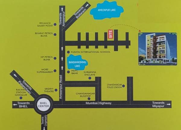  bhavya-enclave Location Plan