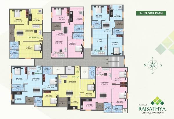  rajsathya Vesta's Rajsathya Cluster Plan