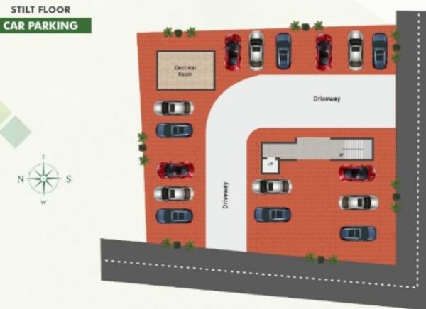  rajsathya Vesta's Rajsathya Stilt Cluster Plan