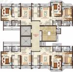  shristi-residency-phase-1 Shristi Residency Wing B Cluster Plan