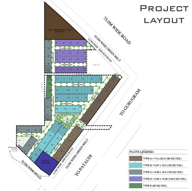  homes pataudi one Layout Plan