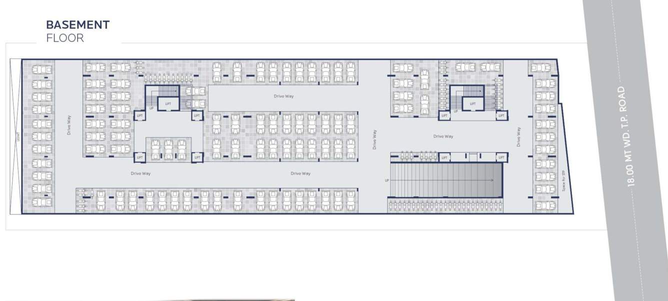  divya heights Block A, B Basement Cluster Plan