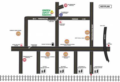  green-spot-thiruninravur Location Plan