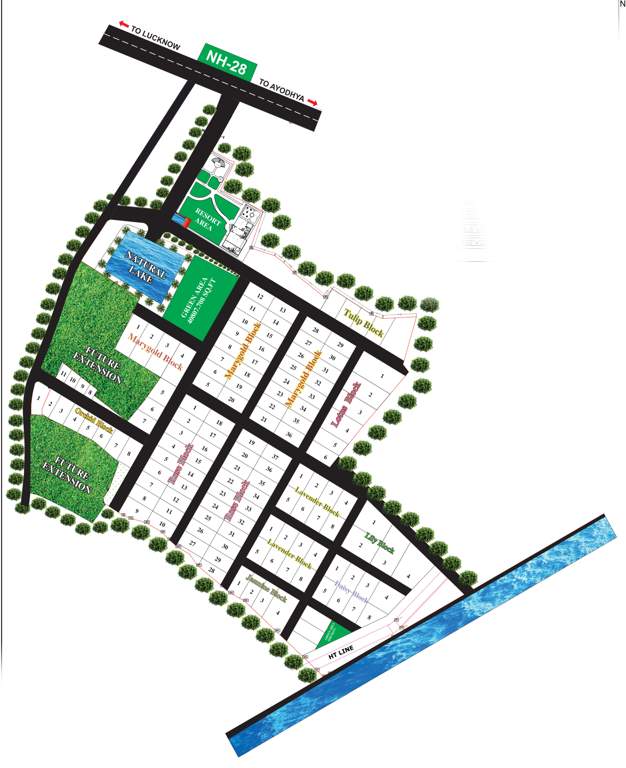  times rolex farms and resorts Layout Plan