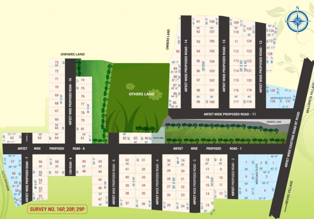  nandanavanam visishta Layout Plan