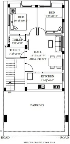  homes Nabin Homes Cluster Plan for ground Floor