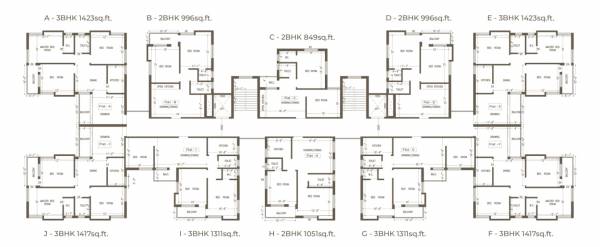 Block - B Cluster Plan gardenia Block - B Cluster Plan