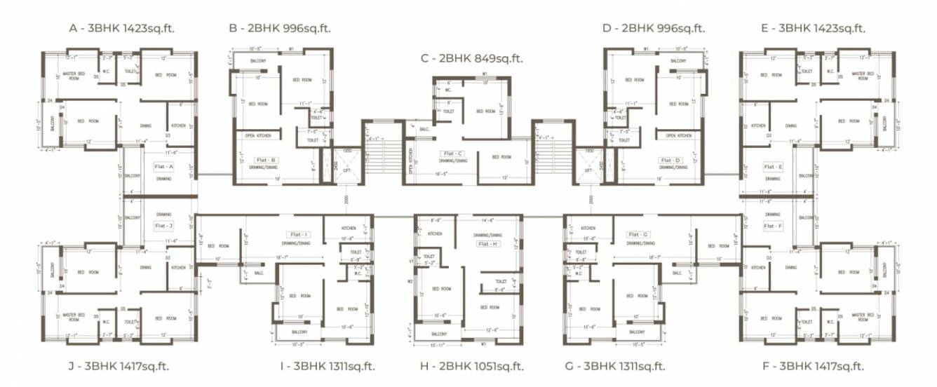 gardenia Block B Cluster Plan