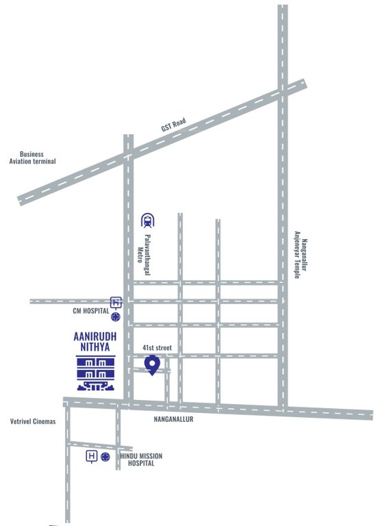  temple tower Location Plan