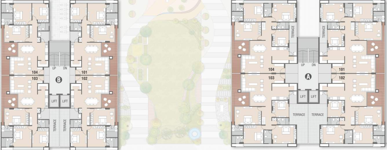  atmos by solaire Block A And B Cluster Plan For 1st Floor