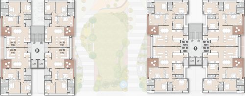  atmos-by-solaire Block A And B Cluster Plan For Typical Floor