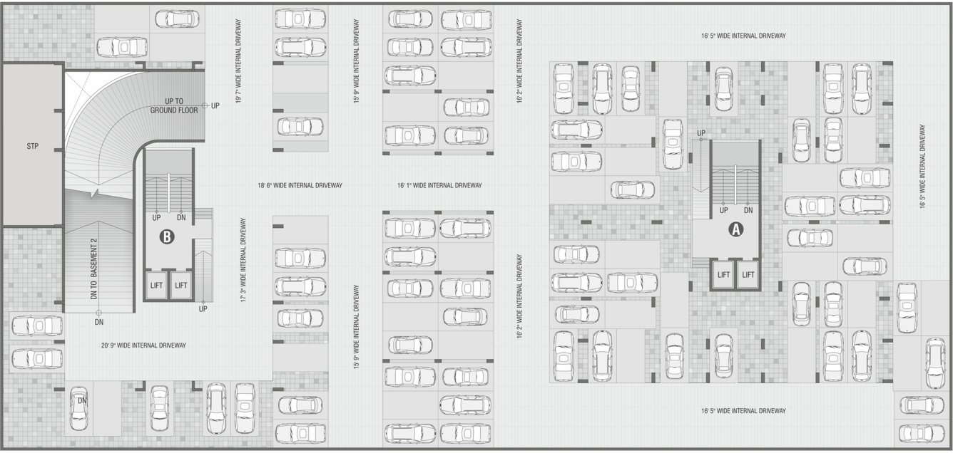  atmos by solaire Block A Cluster Plan For Basement One