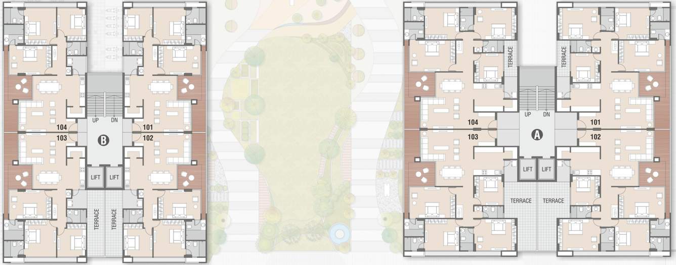  atmos by solaire Block B Cluster Plan For 1st Floor