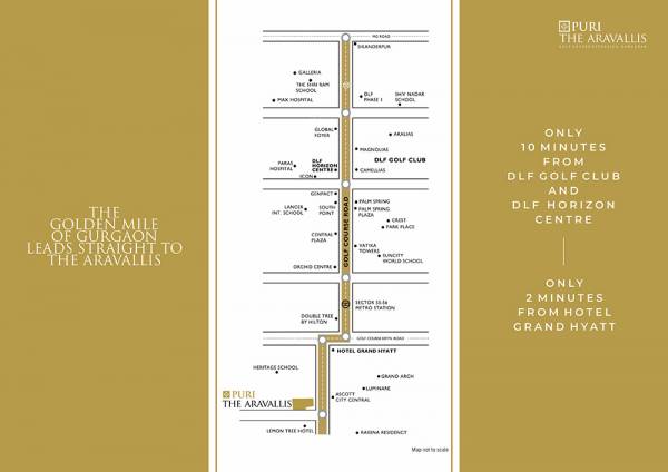  the-aravallis Location Plan