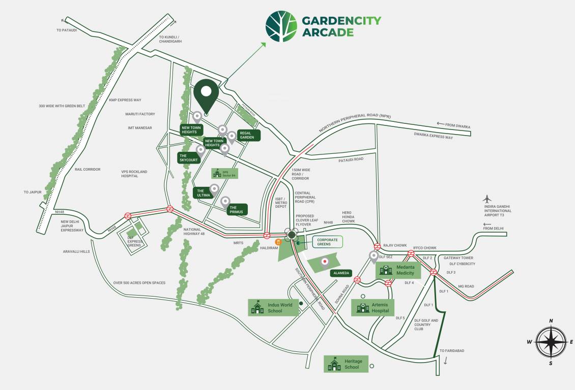  gardencity arcade Location Plan