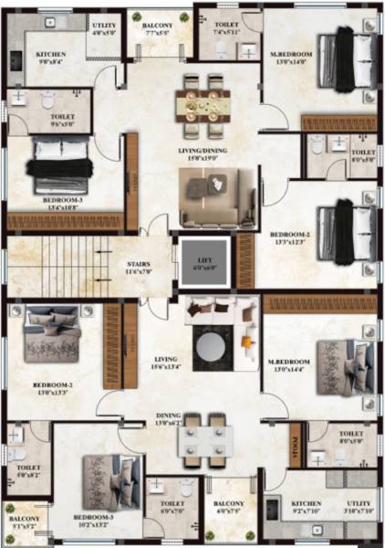  siddhashraman Swathis Siddhashraman Typical Cluster Plan