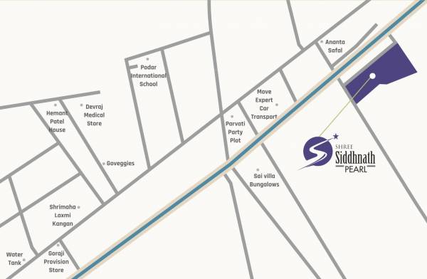  siddhanath-pearl Location Plan
