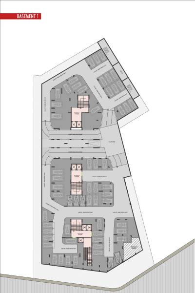  opulence Block A, B & C Cluster Plan For 1st Basement 