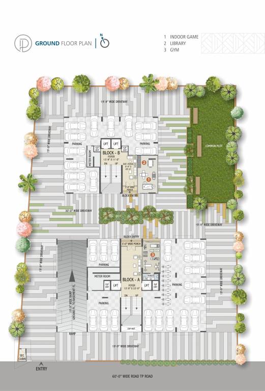  dev parisar Block A Cluster Plan
