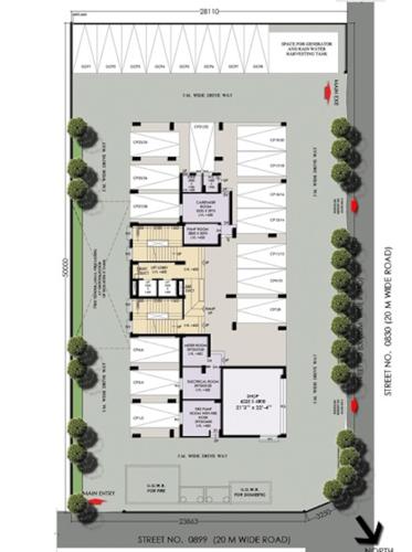  veeyu-co-operative-housing-society Veeyu Co Operative Housing Society Cluster Plan For Ground Floor