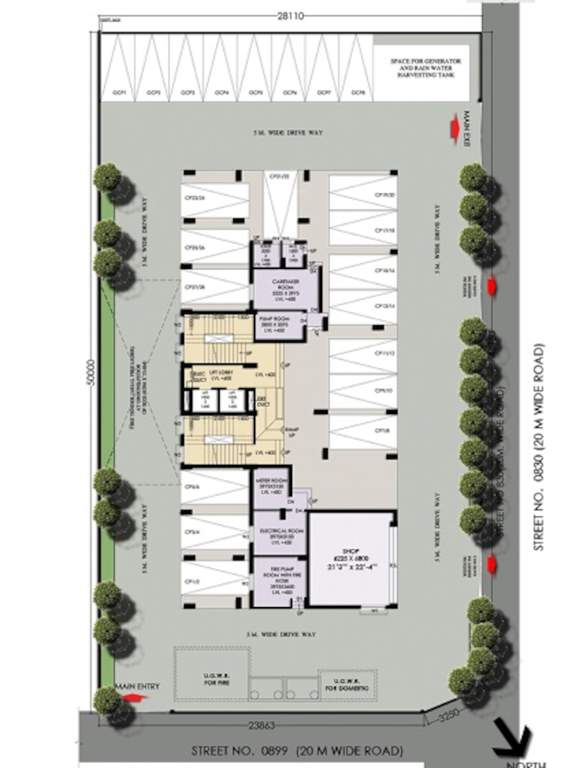  veeyu co operative housing society Veeyu Co Operative Housing Society Cluster Plan For Ground Floor